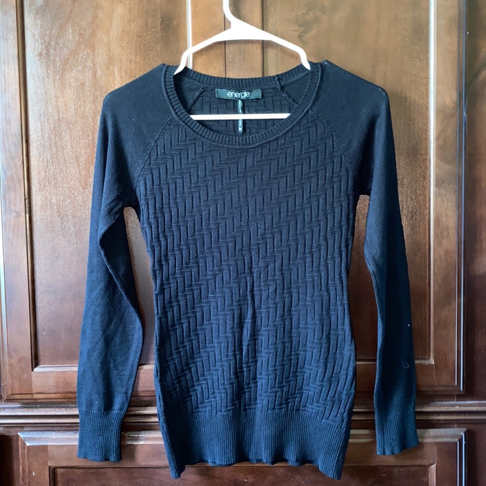 Energie Black Woman’s Medium Classy Sweater